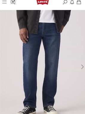 Levi's 514 Men's Straight Fit Indigo Blue Jeans